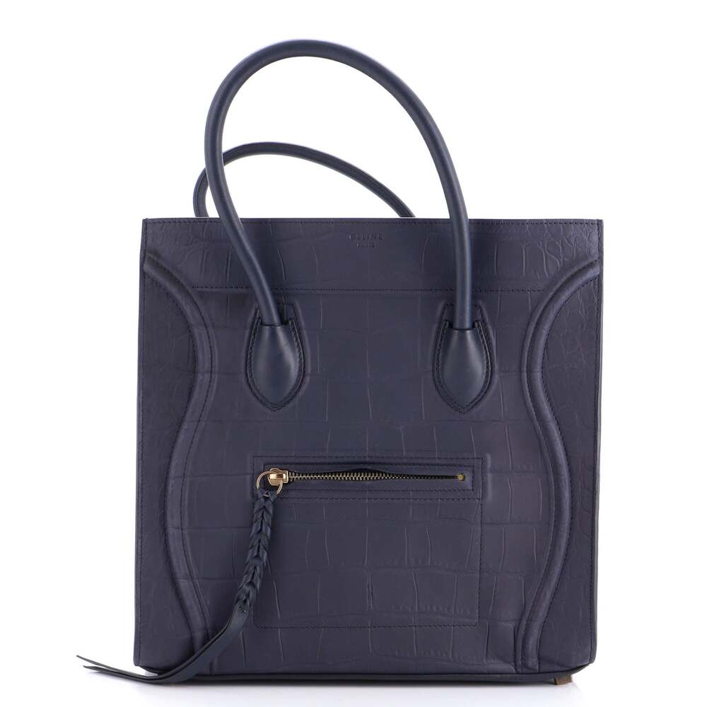 Celine Phantom Bag Crocodile Embossed #260789C16B